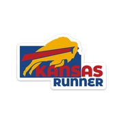 Kansas Running Sticker