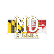 Maryland Running Sticker