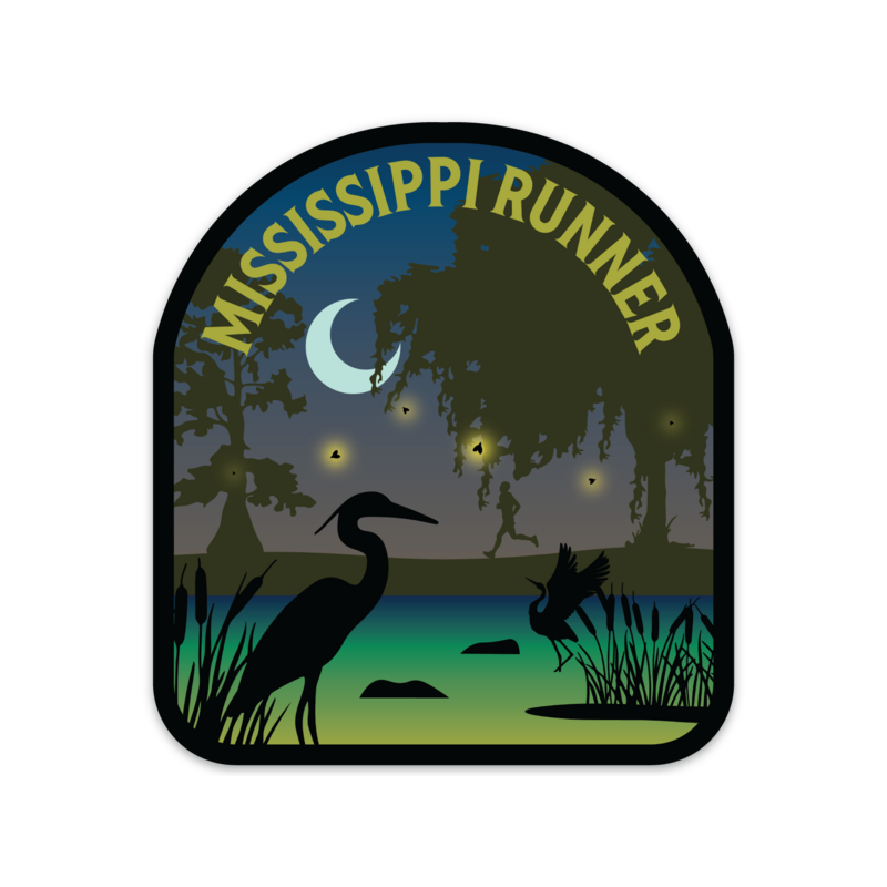 Mississippi Running Sticker