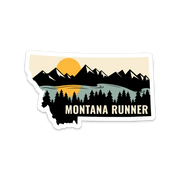 Montana Running Sticker