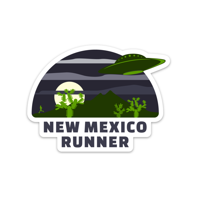New Mexico Running Sticker