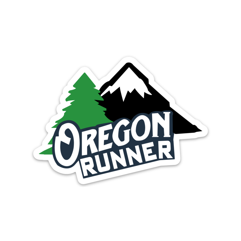 Oregon Running Sticker