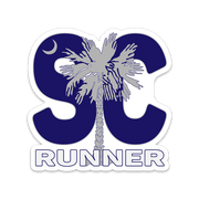 South Carolina Running Sticker