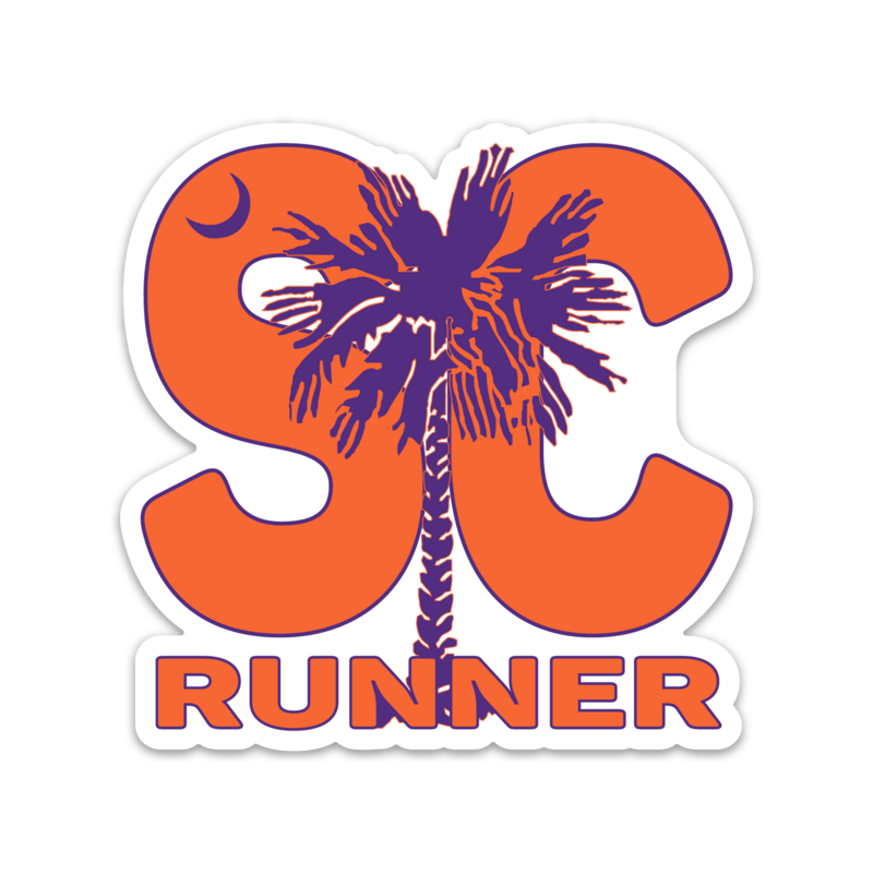 South Carolina Running Sticker