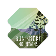 Run Smoky Mountains Sticker