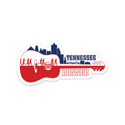 Tennessee Running Sticker - Guitar