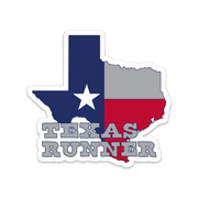 Texas Running Sticker