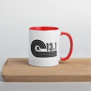 13.1 Half Marathon Mug - red handle and inside