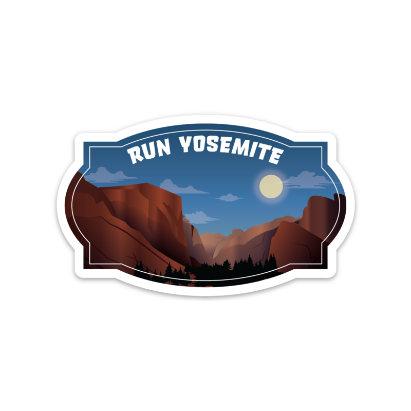 Run Yosemite Sticker