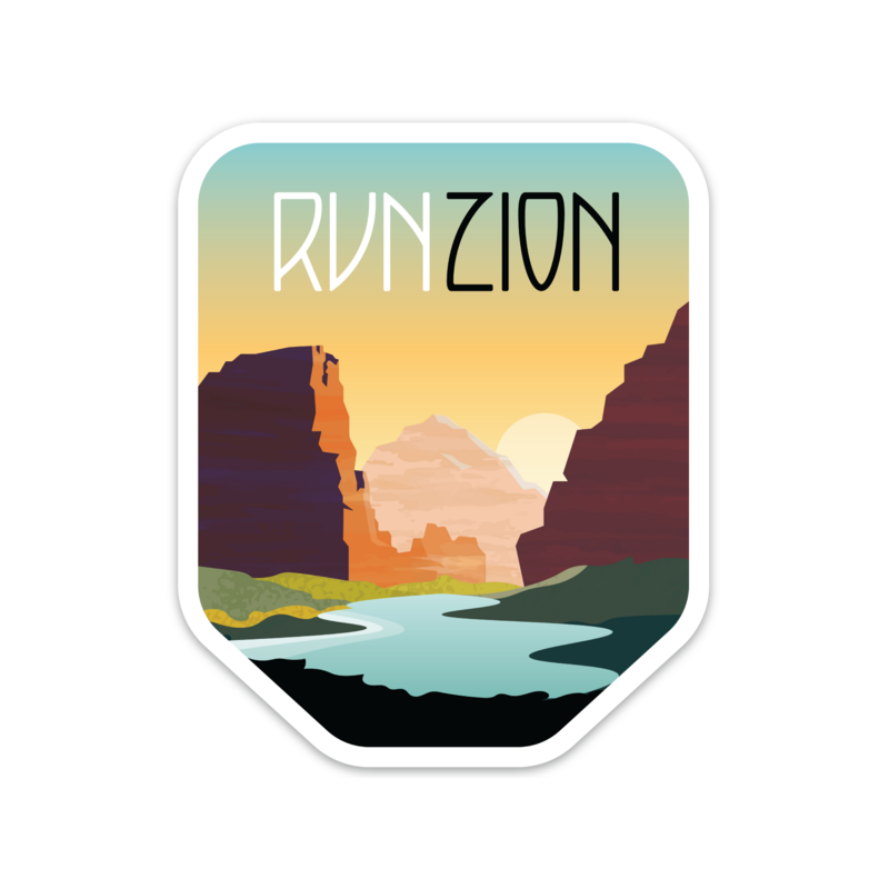 Run Zion Sticker